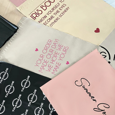 Pacote de entrega D2W PE Sacos de transporte para roupas com logotipo