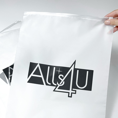 12 dây minh bạch / Matte Frosted Zipper Bags Custom Frosted Zip Lock Bags