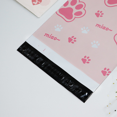 Encantadora impresión de patas rosas Bolsa de seguridad