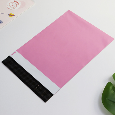 Màu hồng 100% phân hủy sinh học túi bưu điện thân thiện với môi trường Mailers tùy chỉnh