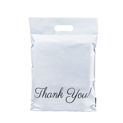 Προσαρμόσιμες βιοαποικοδομήσιμες Custom Printed Poly Shipping Bags με χειροπέδες Αδιάβροχες