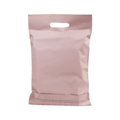 40mm-50mm Bibir PE D2W Custom Biodegradable Poly Mailers Dengan Tangan