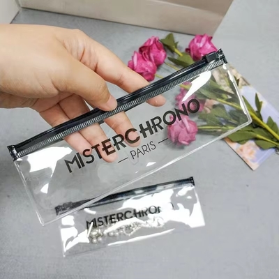 Tùy chỉnh Vật liệu phân hủy sinh học được niêm phong an toàn Hành tinh rõ ràng chống nước Zipper túi