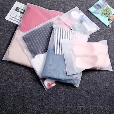 Tùy chỉnh Vật liệu phân hủy sinh học được niêm phong an toàn Hành tinh rõ ràng chống nước Zipper túi