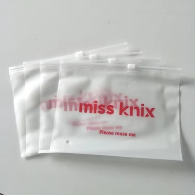 Sterk doorboordingsbestand herbruikbare heldere plastic zakken met rits