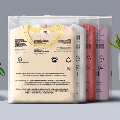 EVA có thể tùy biến CPE / PE túi zip rõ ràng cho quần áo với việc niêm phong dễ dàng