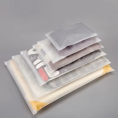 EVA có thể tùy biến CPE / PE túi zip rõ ràng cho quần áo với việc niêm phong dễ dàng