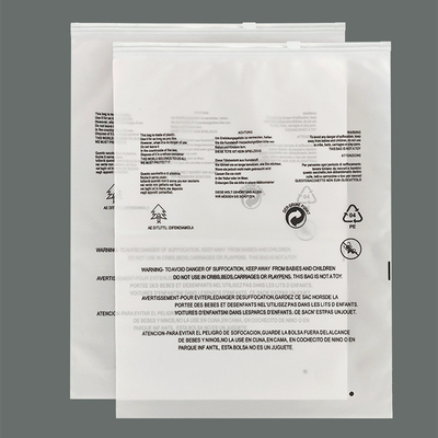 Yüksek Kaliteli Özel Kalıcı Şeffaf Dondurulmuş Fermuarlı Poly Paket Çantası