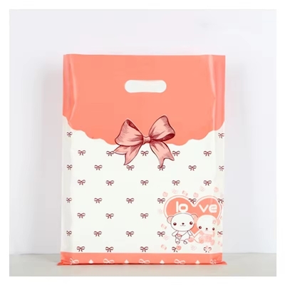 Pencetakan Gravure Custom Poly Mailers Dengan Handle Kapasitas Berat 20KG