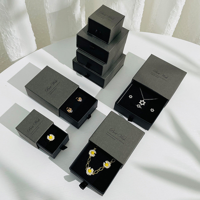 Geprinte cadeau doos laden handgemaakte juwelen doos aanpassing voor halsketting armband