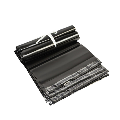 40mm Hoặc 50mm môi Đen compostable mailers Biodegradable túi bưu chính
