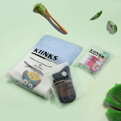 Kantong Zipper Berguna Kembali Dalam Warna Yang Dapat Dikustomisasi Kantong Frosted Transparan