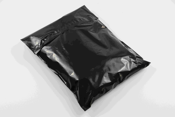 Tas Kurir Self-Sealing Biodegradable yang Disalin Secara Khusus Dalam Hitam