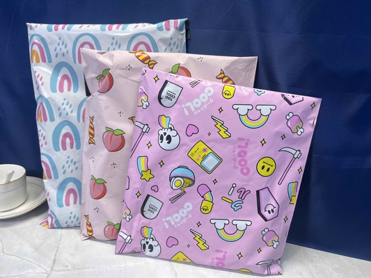 100pcs/Pack PE Nakliye Çantaları Su geçirmez Yırtılmaya dayanıklı Kendini mühürleyen Hafif Kalıcı Lojistik Kullanımı