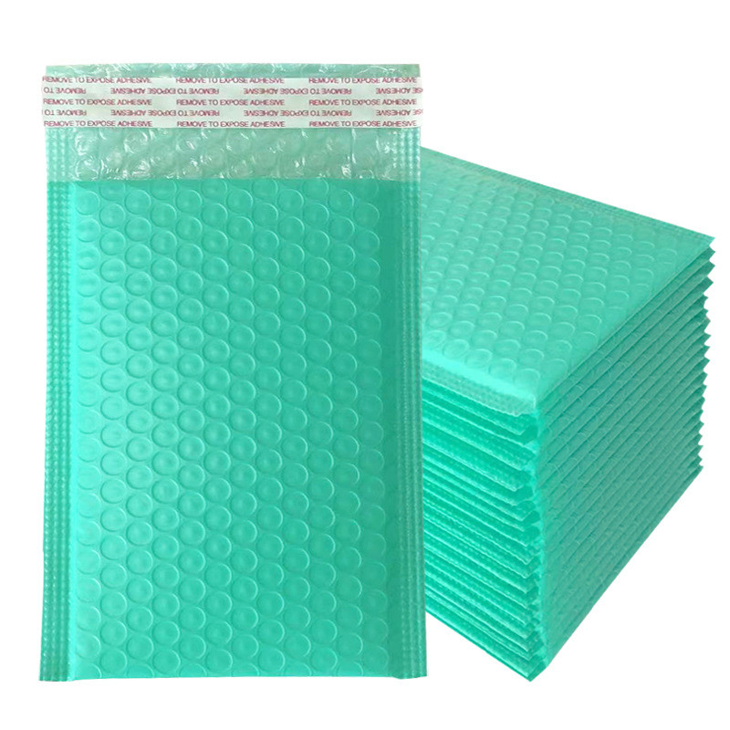 Green Bubble Mailers Poly Mailers cho đồ trang sức chống nước mắt cho bao bì vận chuyển an toàn